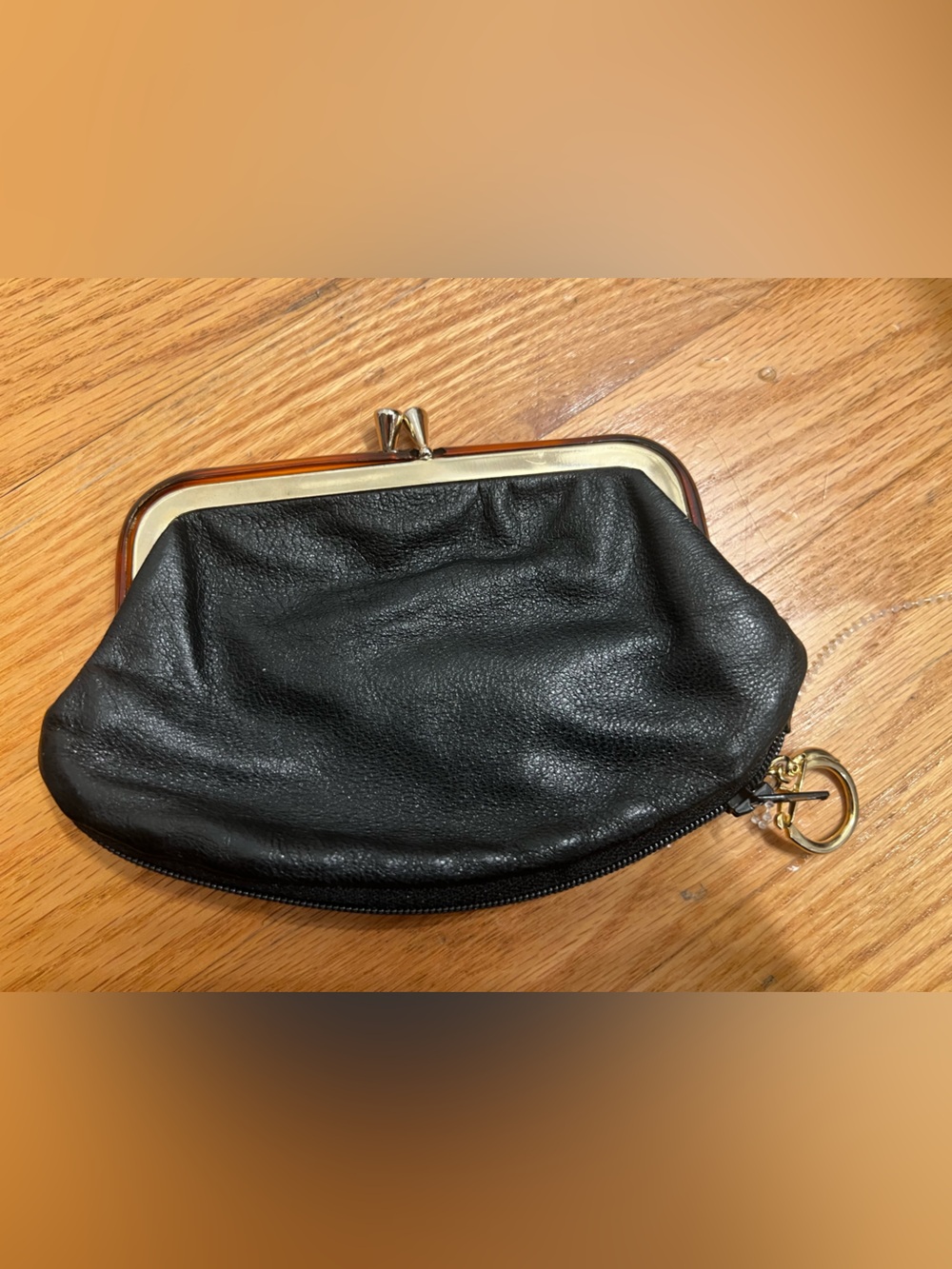 vintage Peruzzi Firenze double-frame kiss-lock lucite purse made in Italy
